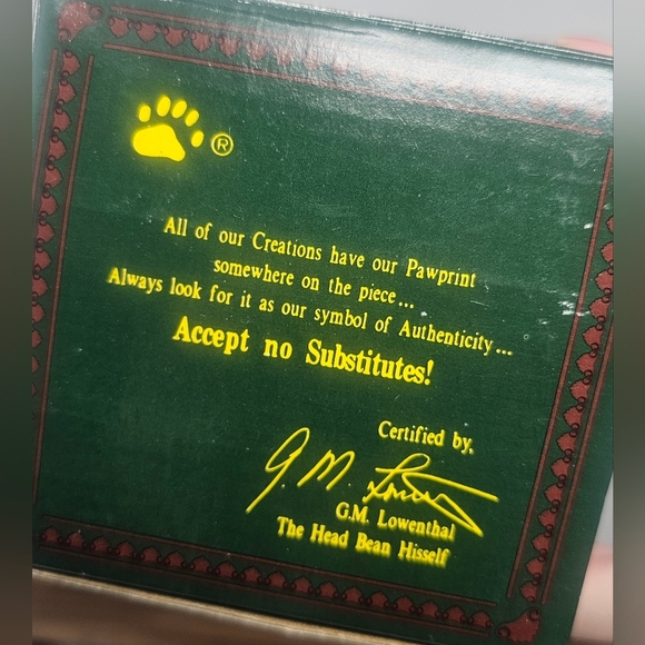 Vintage Boyds Bears & Friends 1998 Limited Edition Noel Bruinski Da Electrician - Picture 12 of 16